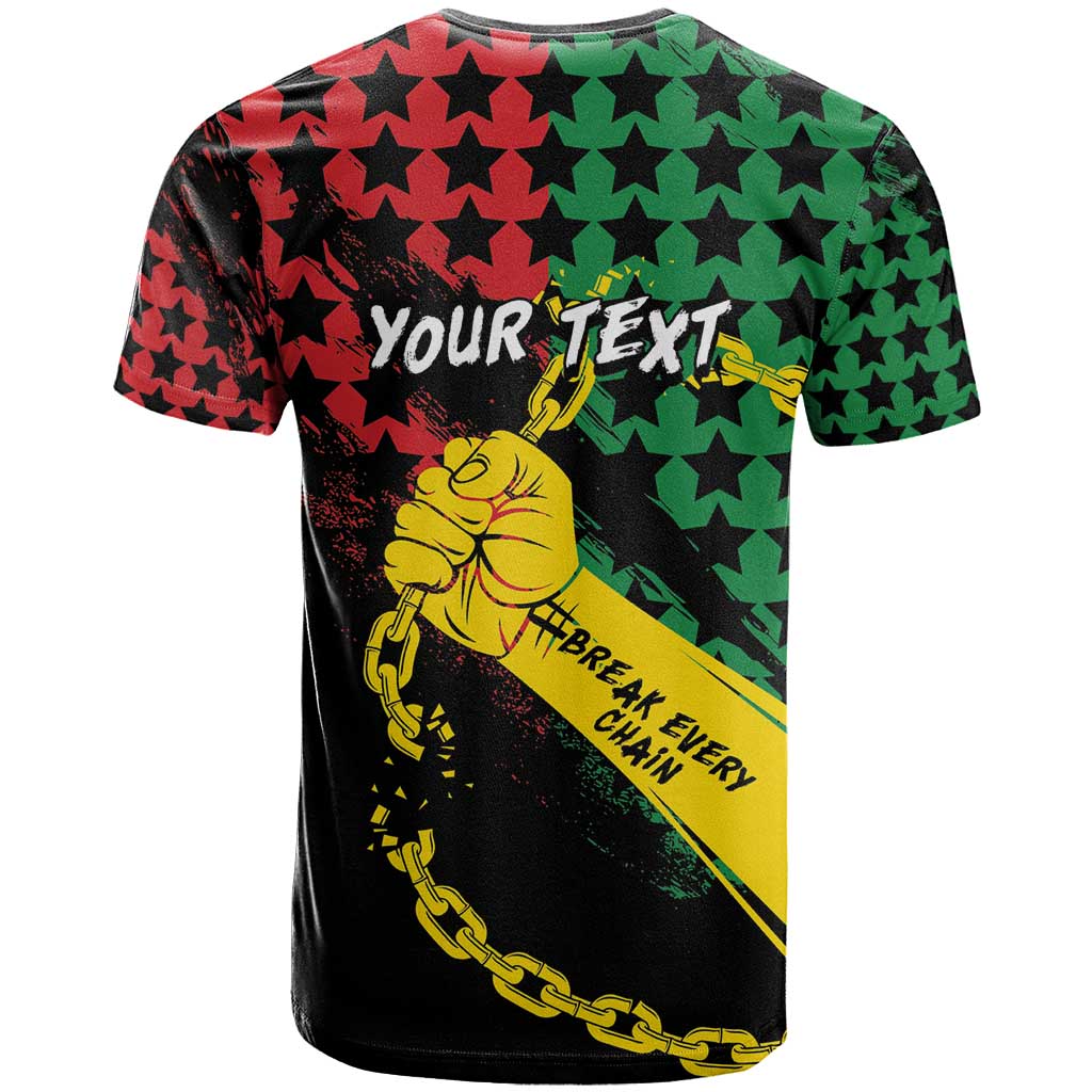 Personalized Juneteenth 1865 T shirt Break Every Chain DT05