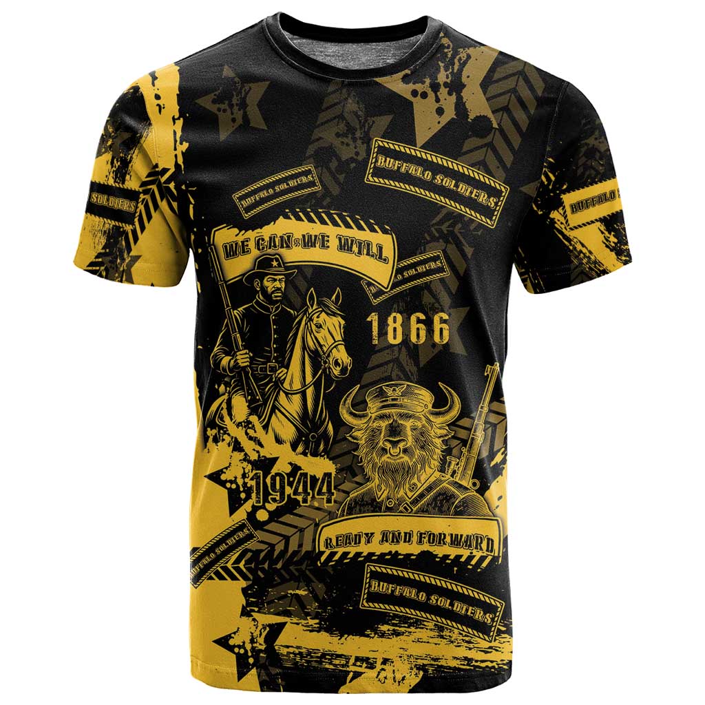 Buffalo Soldiers African American T shirt Military Urban Retro Style DT05
