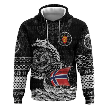 Personalized Viking Norway Hoodie Norwegian Viking Ship DT05