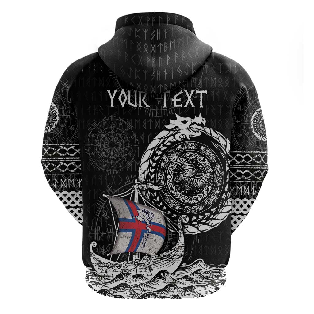 Personalized Viking Faroe Islands Hoodie Faroese Viking Ship DT05
