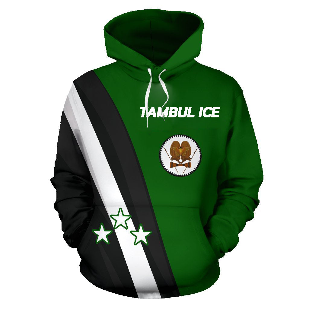 TAMBUL ICE Papua New Guinea Hoodie - Wester Highlands Flag LT9