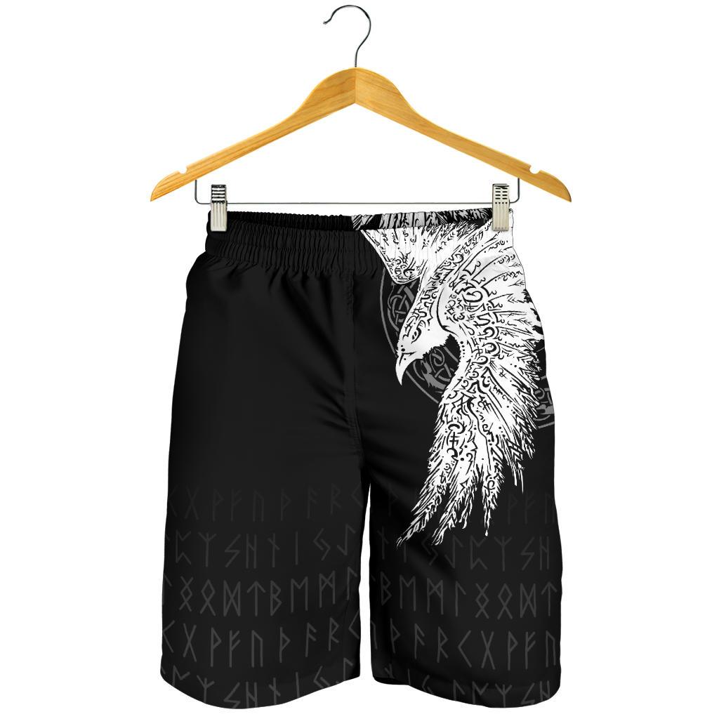 Viking Men's Shorts Mystical Raven Tattoo Special RLT12