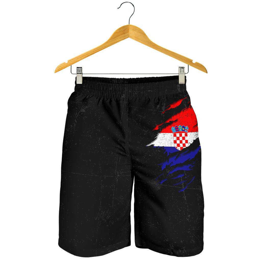 Croatia in Me  Men's Shorts - Special Grunge Style