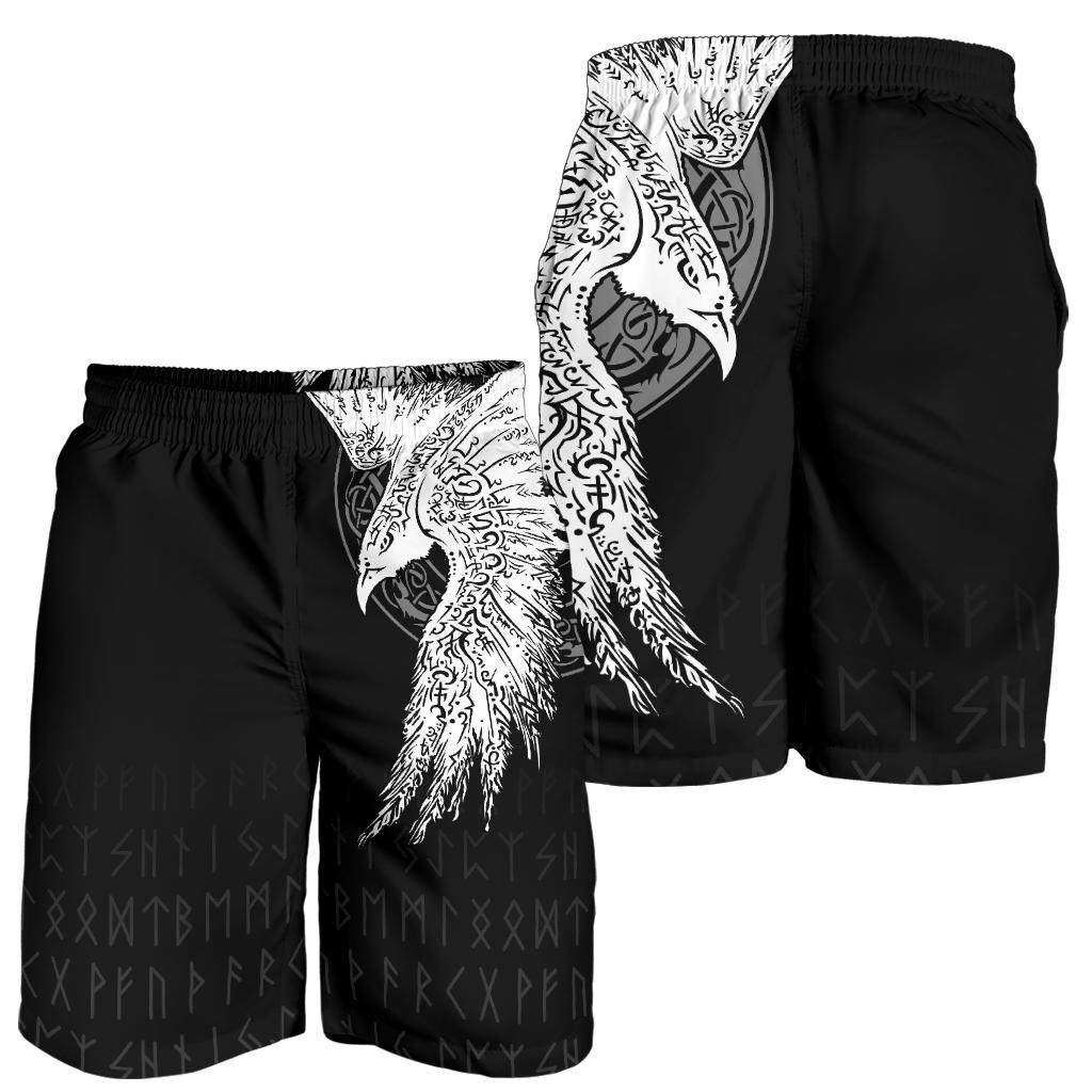 Viking Men's Shorts Mystical Raven Tattoo Special RLT12
