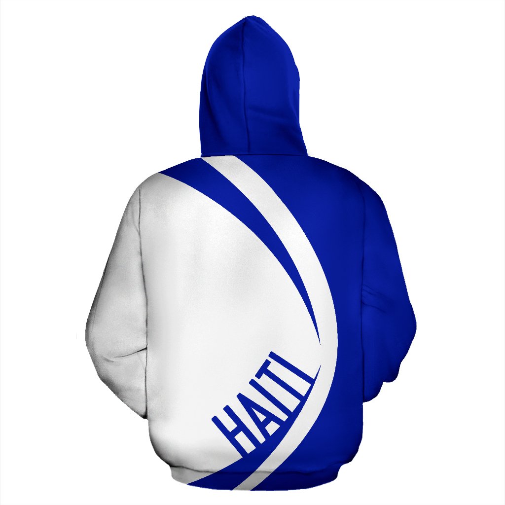 Haiti Coat of Arms Zip Up Hoodie Circle Style