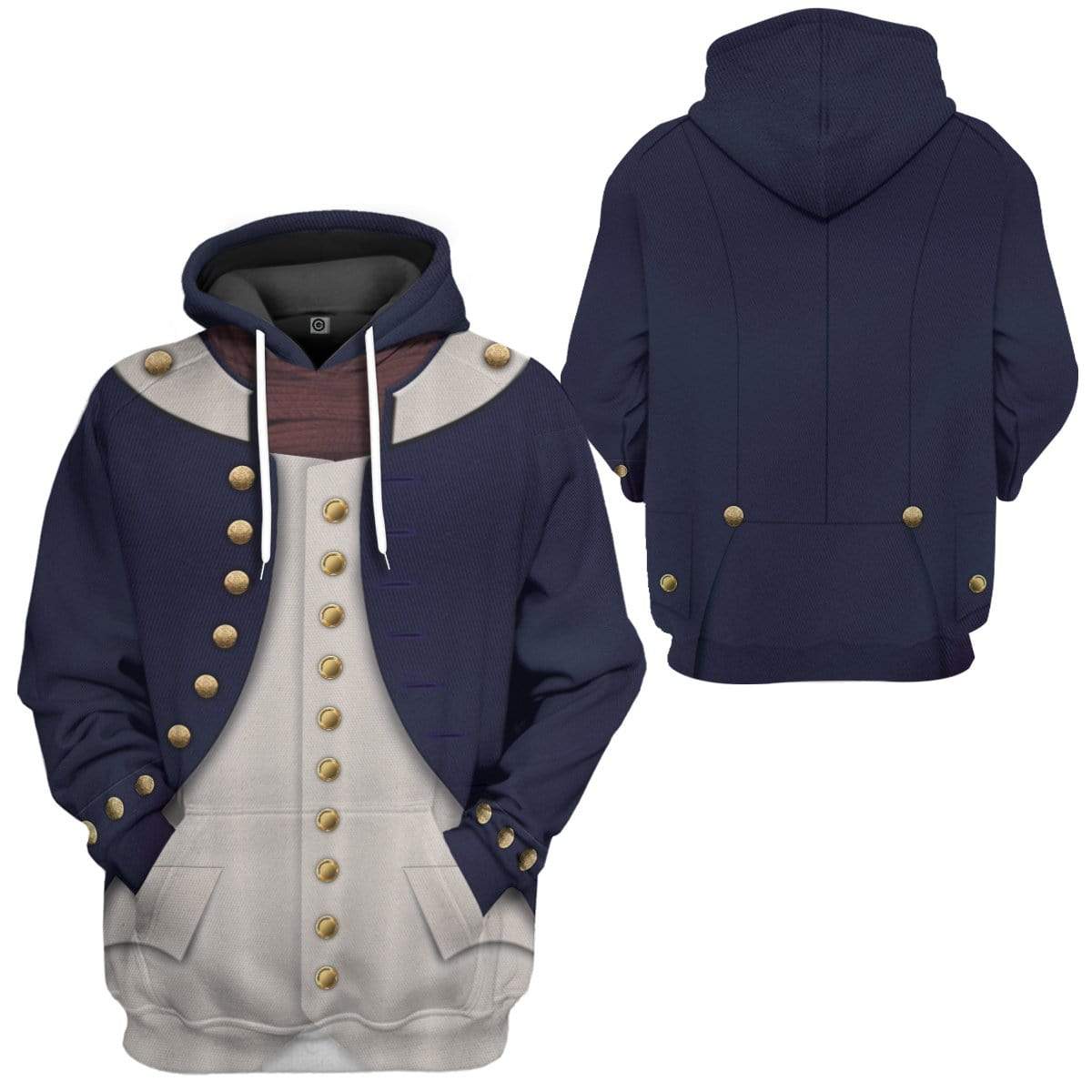 Midshipman 1806 Napoleonic Wars British Navy Hoodie Original Style LT8