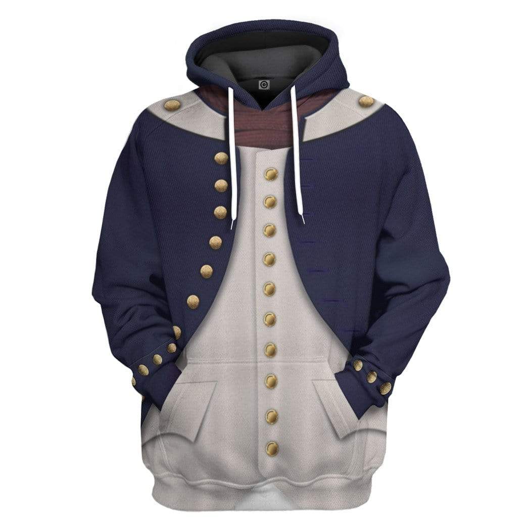 Midshipman 1806 Napoleonic Wars British Navy Hoodie Original Style LT8