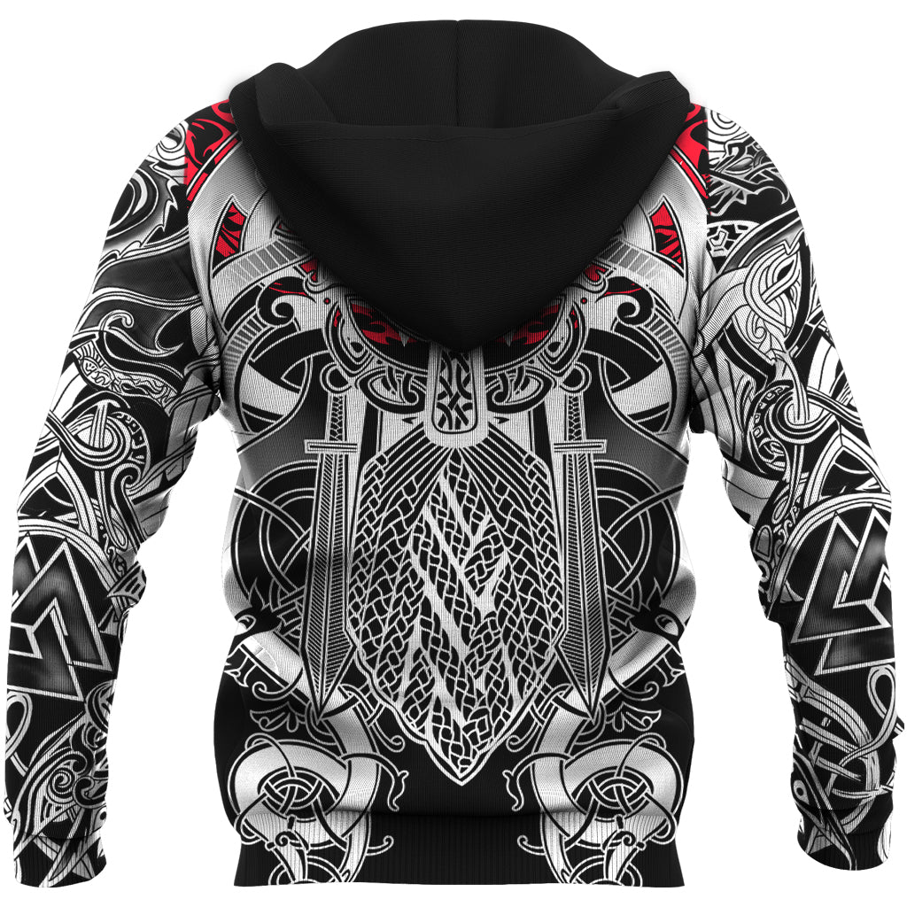 Viking Hoodie Odin Eternal Flame RLT12