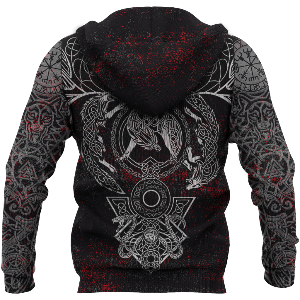 Viking Hoodie Fenrir Art RLT12