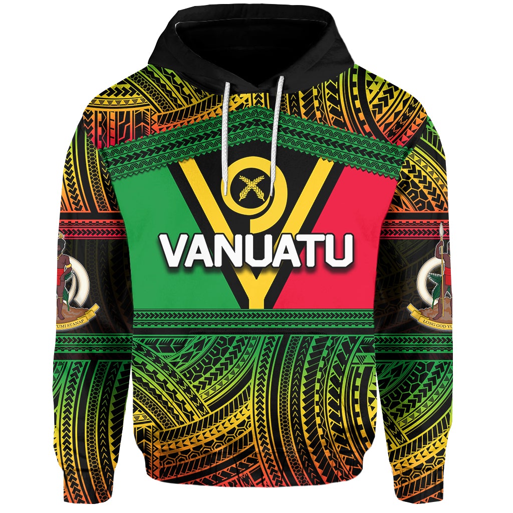 Vanuatu All Over Hoodie Independence Day LT6