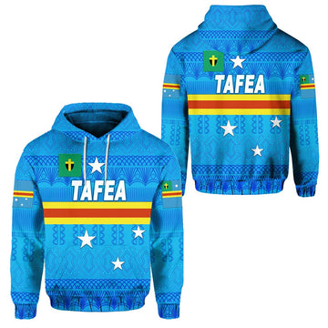 Tafea Province Hoodie Vanuatu Pattern Traditional Style LT8