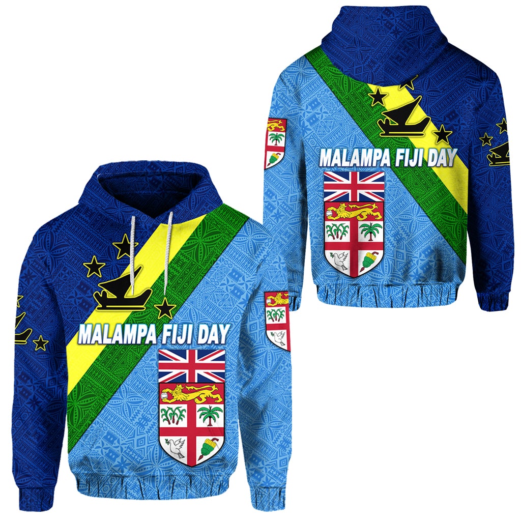 Vanuatu Malampa and Fiji Day Hoodie Simple Style LT8
