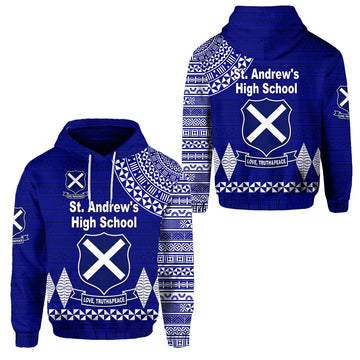 St. andrews High School Hoodie Simple Style LT8
