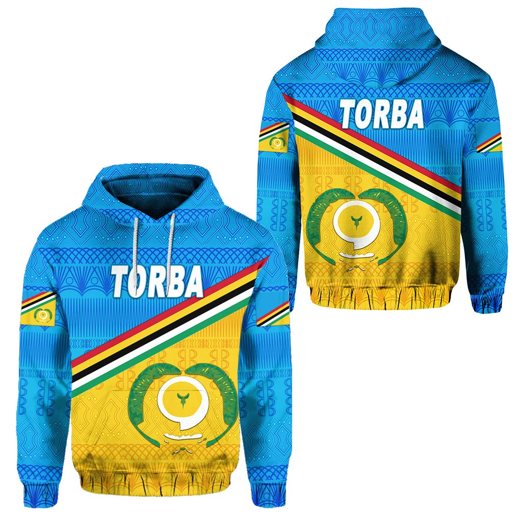 Torba Province Hoodie Vanuatu Pattern Traditional Style LT8
