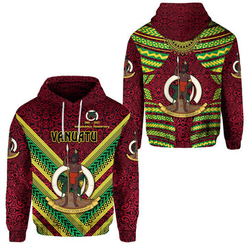 Vanuatu Special Independence Anniversary Hoodie Creative Style Red LT8