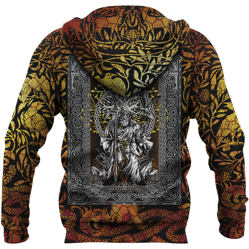 Viking Magician Hoodie Style Tree Of Life RLT12