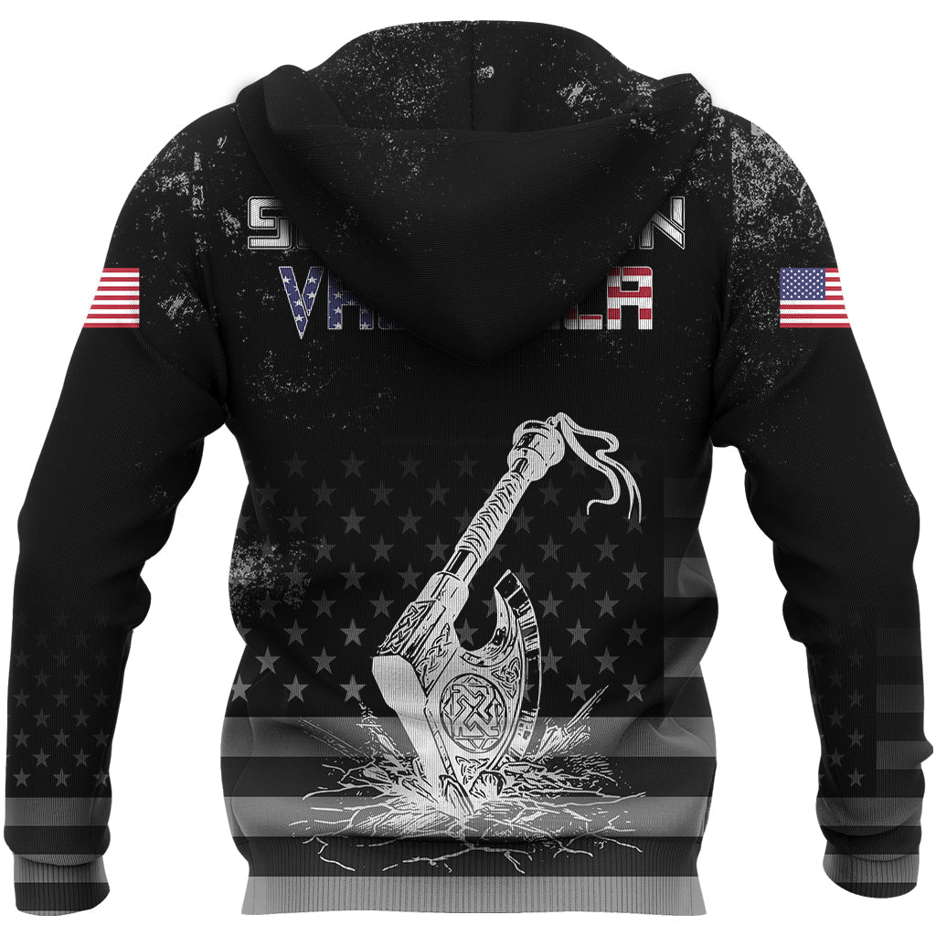 Viking American Viking "See You In Valhalla" Zip Hoodie RLT12