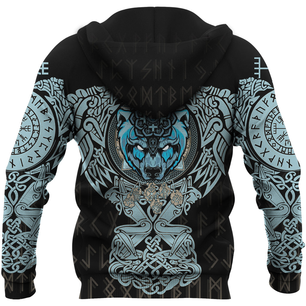 Viking Bear Tattoo Viking Zip Hoodie RLT12