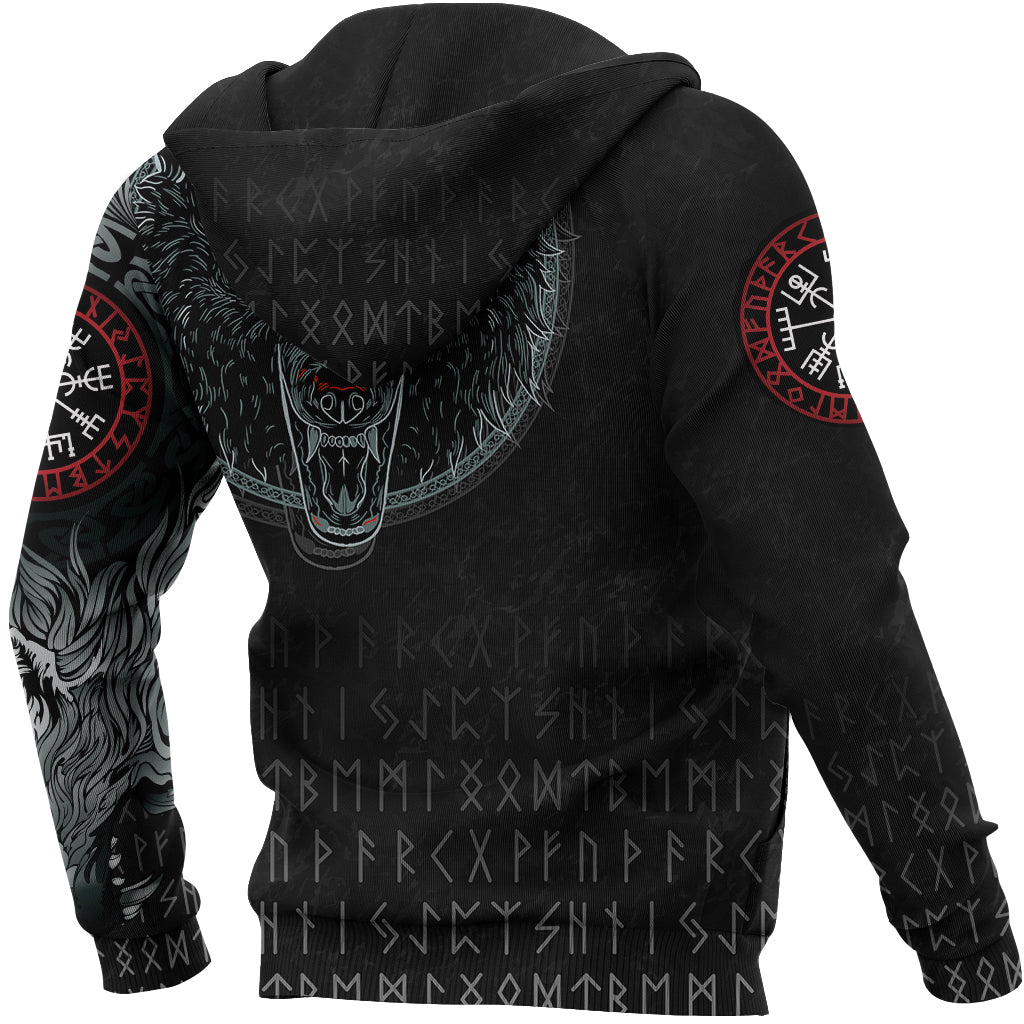 Viking Hoodie Fenrir Wolf RLT12