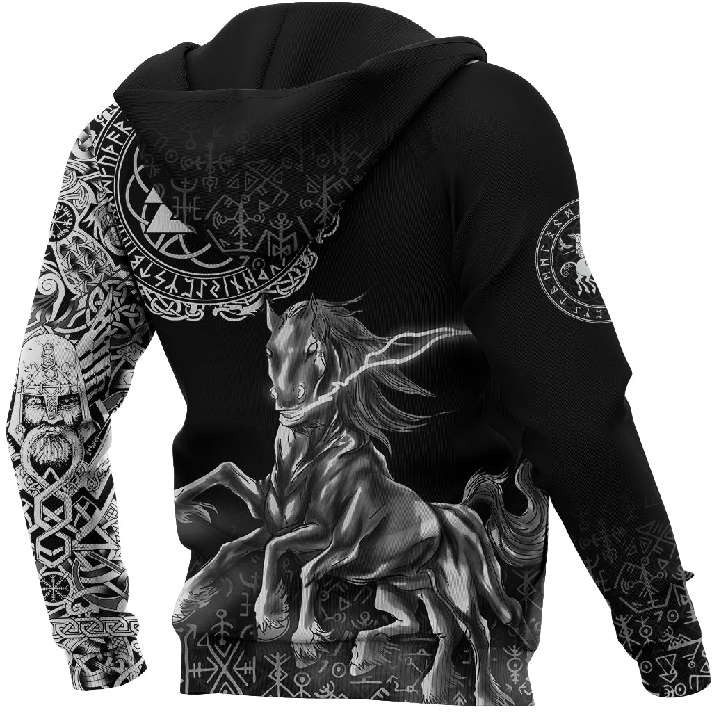 Viking Hoodie Sleipnir Odin RLT12