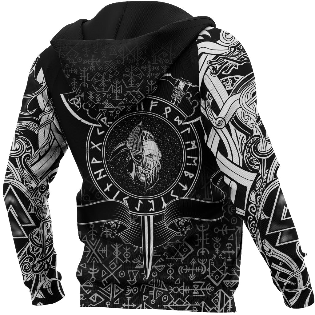 Viking Hoodie Valhalla and Warrior RLT12