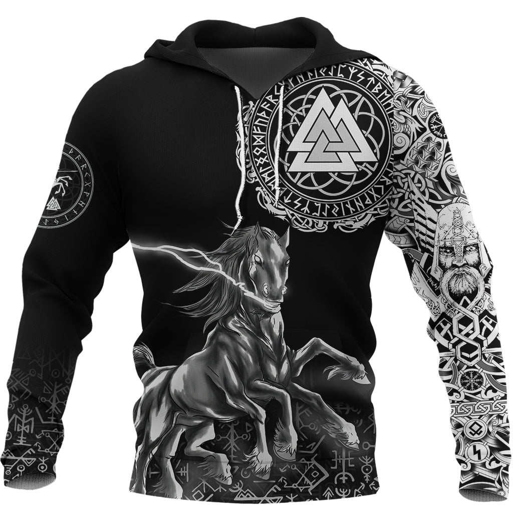 Viking Hoodie Sleipnir Odin RLT12