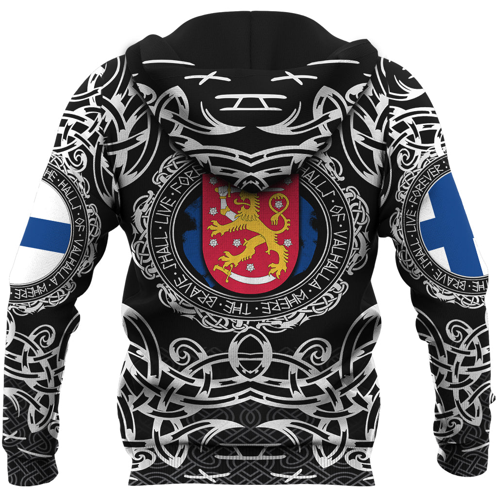 Viking Hoodie Finland Viking Pattern RLT12