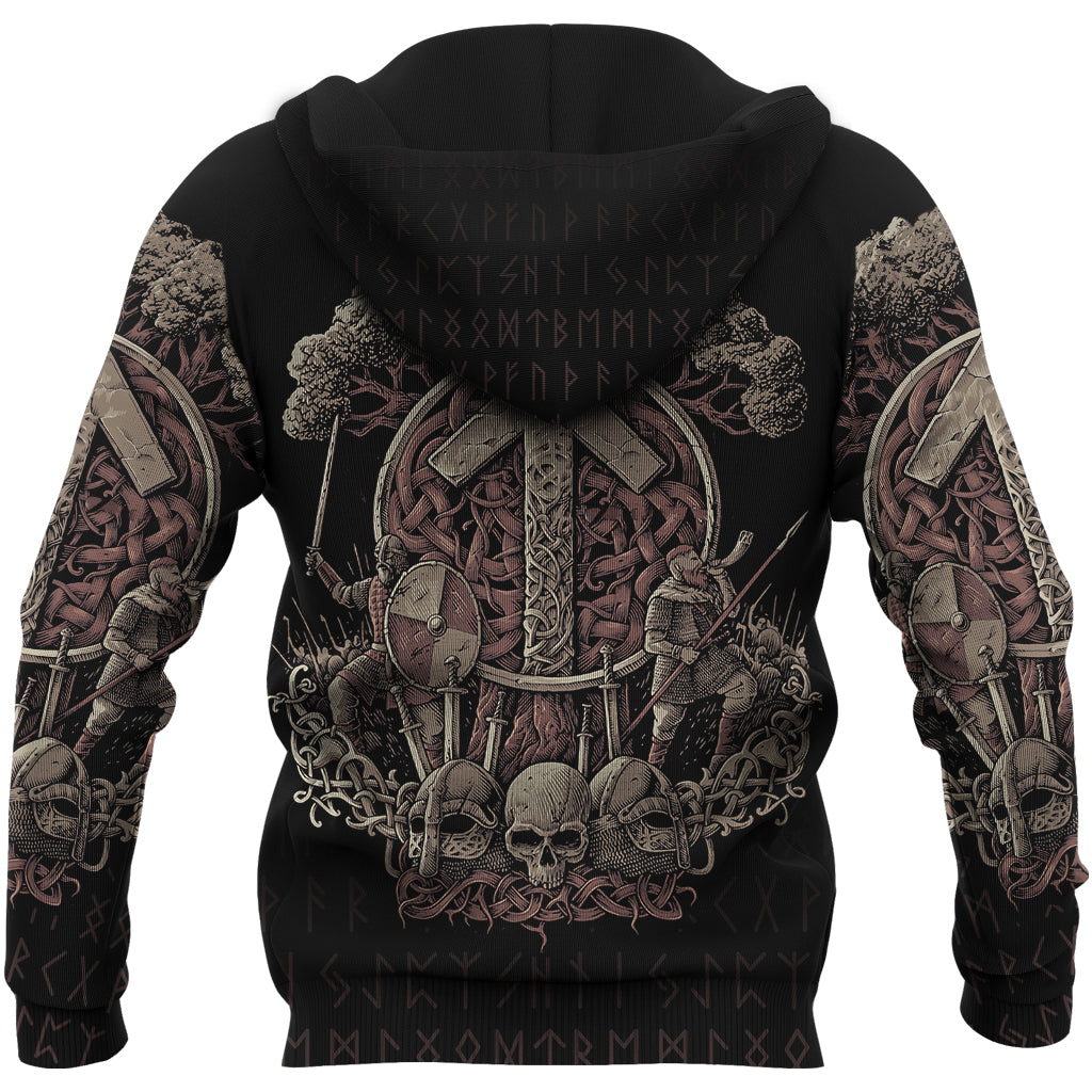 Viking Hoodie Teiwaz Rune RLT12