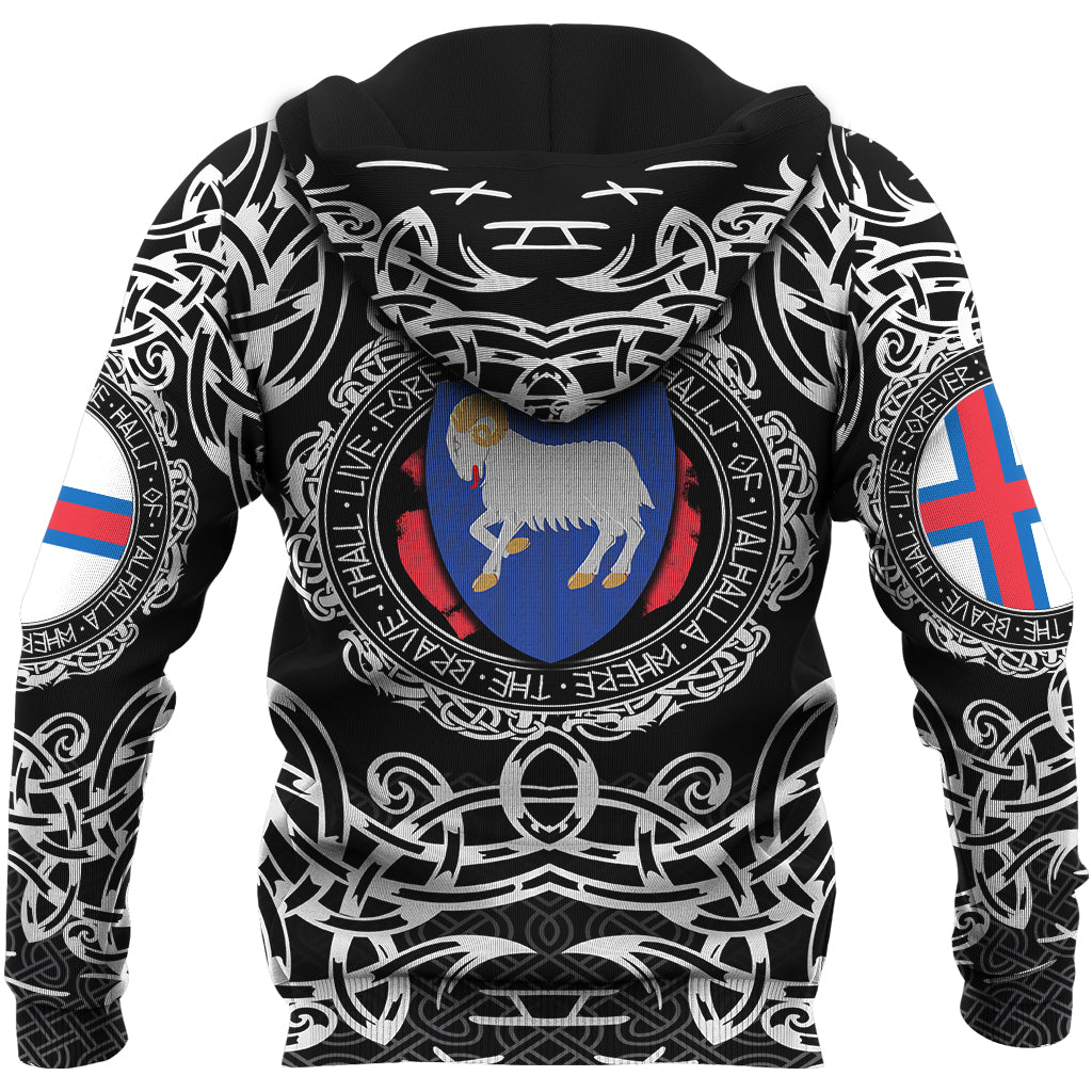 Viking Hoodie Faroe Islands Viking Pattern RLT12
