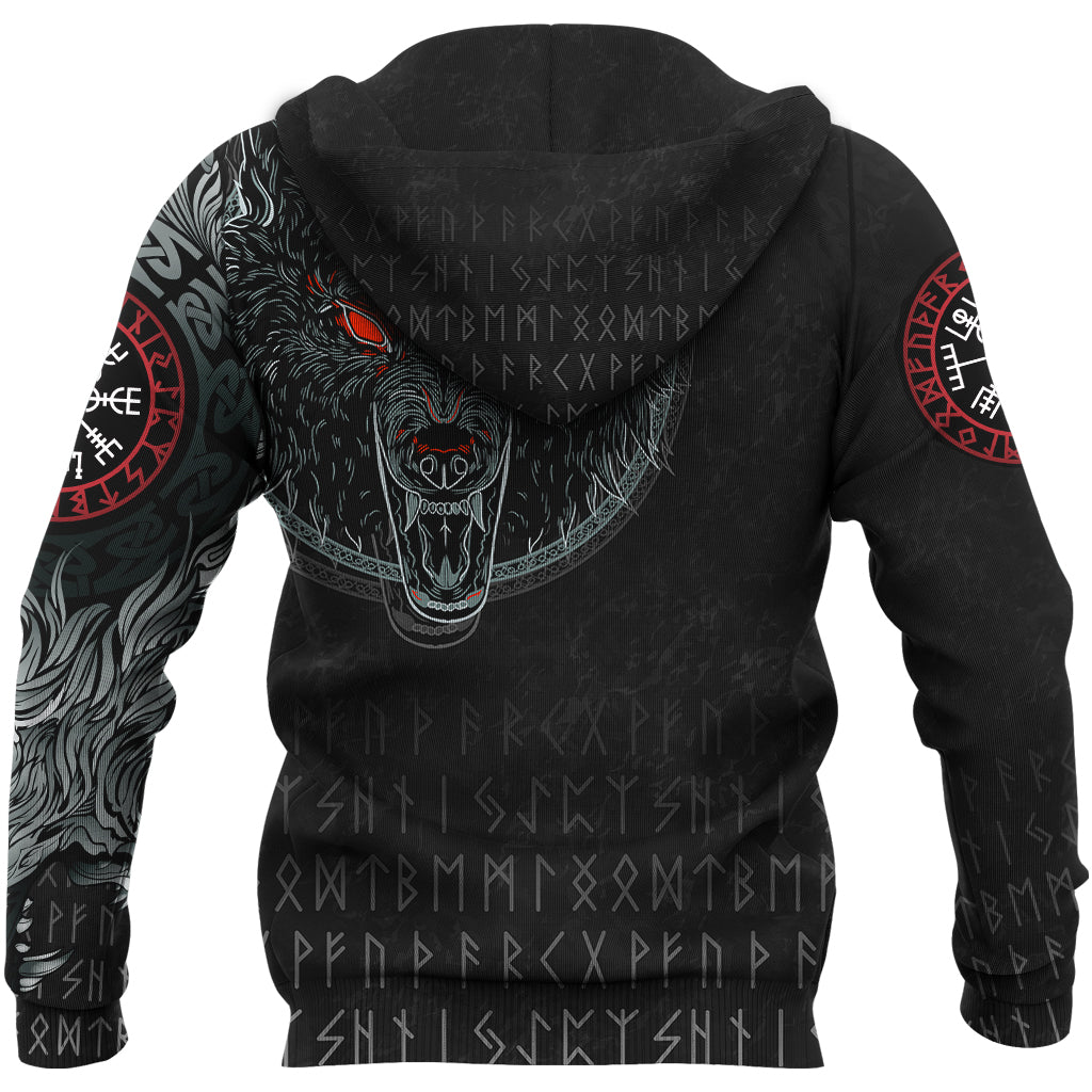Viking Hoodie Fenrir Wolf RLT12