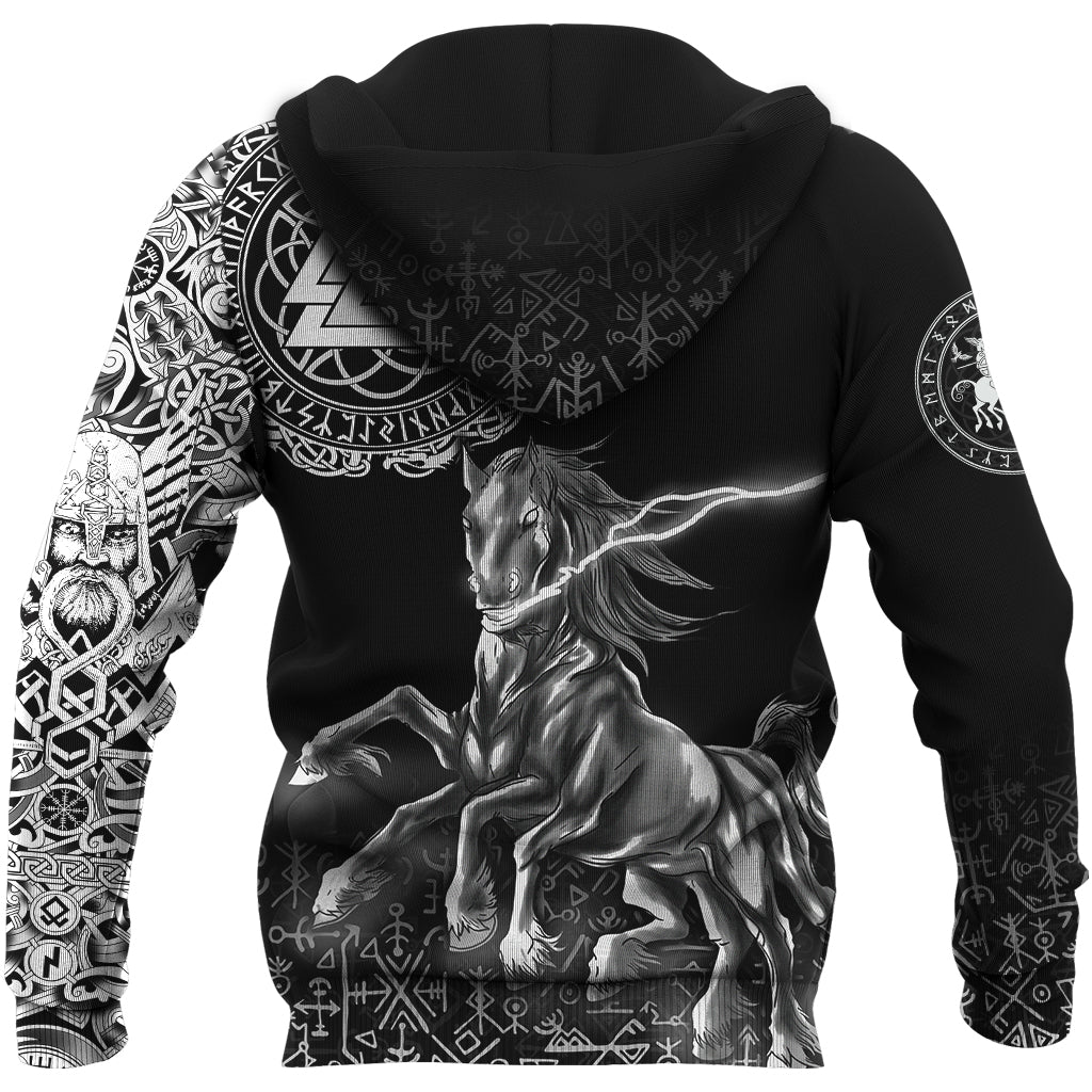 Viking Hoodie Sleipnir Odin RLT12