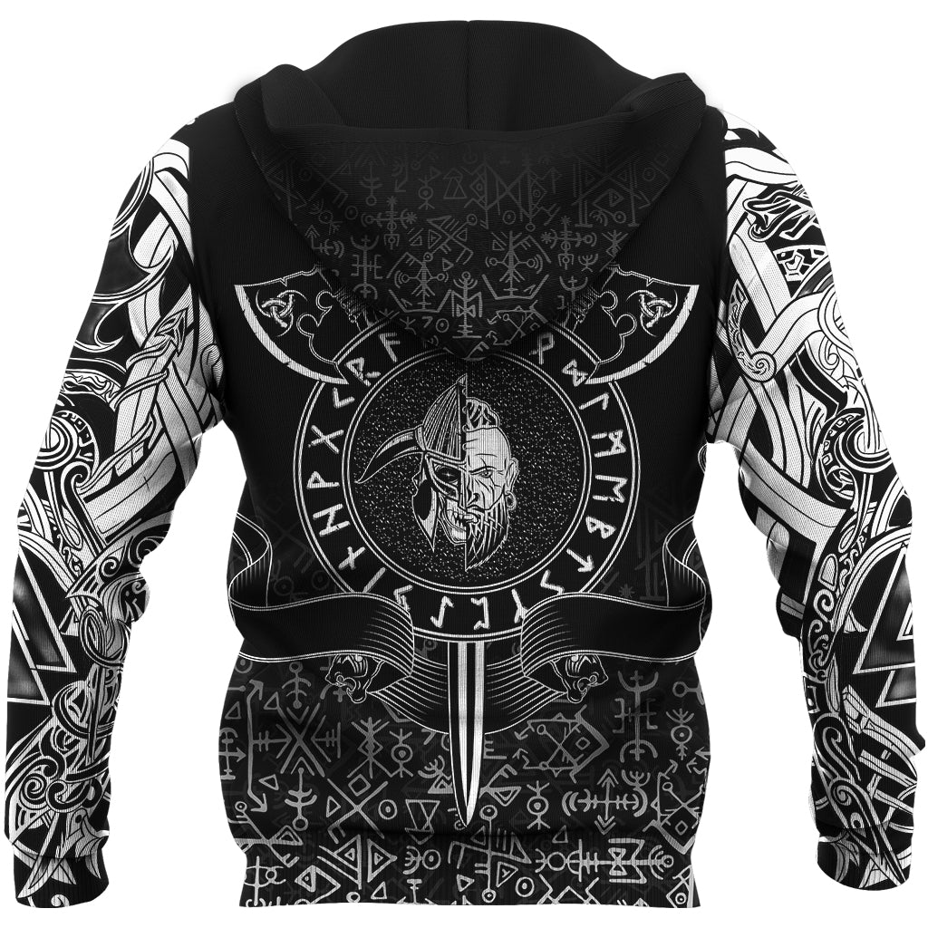 Viking Hoodie Valhalla and Warrior RLT12