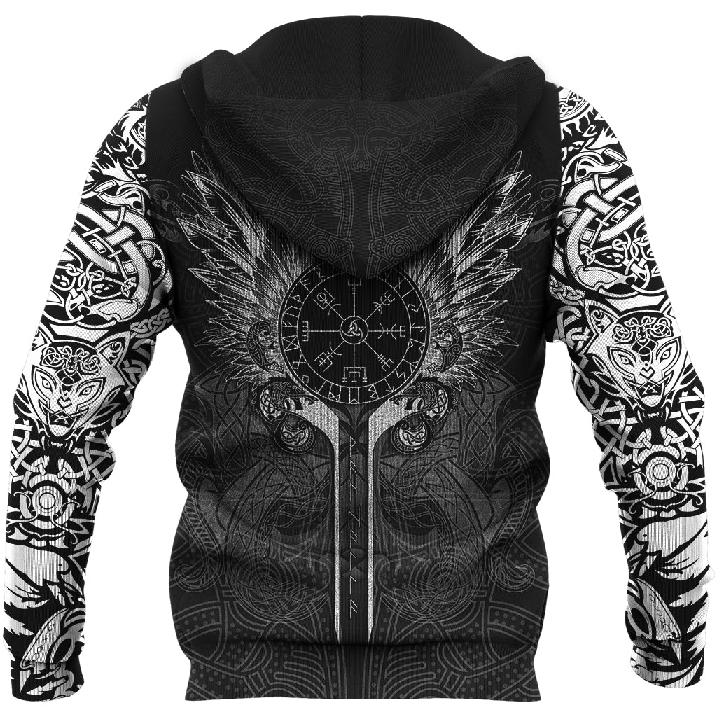 Viking Hoodie Dragon Tattoo RLT12