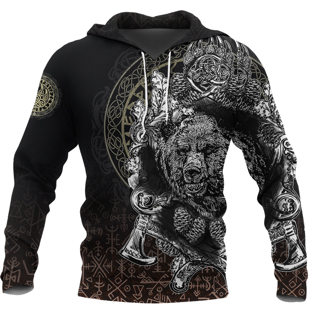 Viking Hoodie Bear Claws and Viking Hammer RLT12