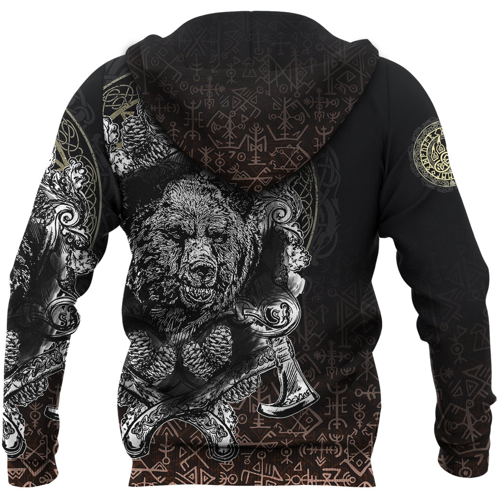 Viking Hoodie Bear Claws and Viking Hammer RLT12