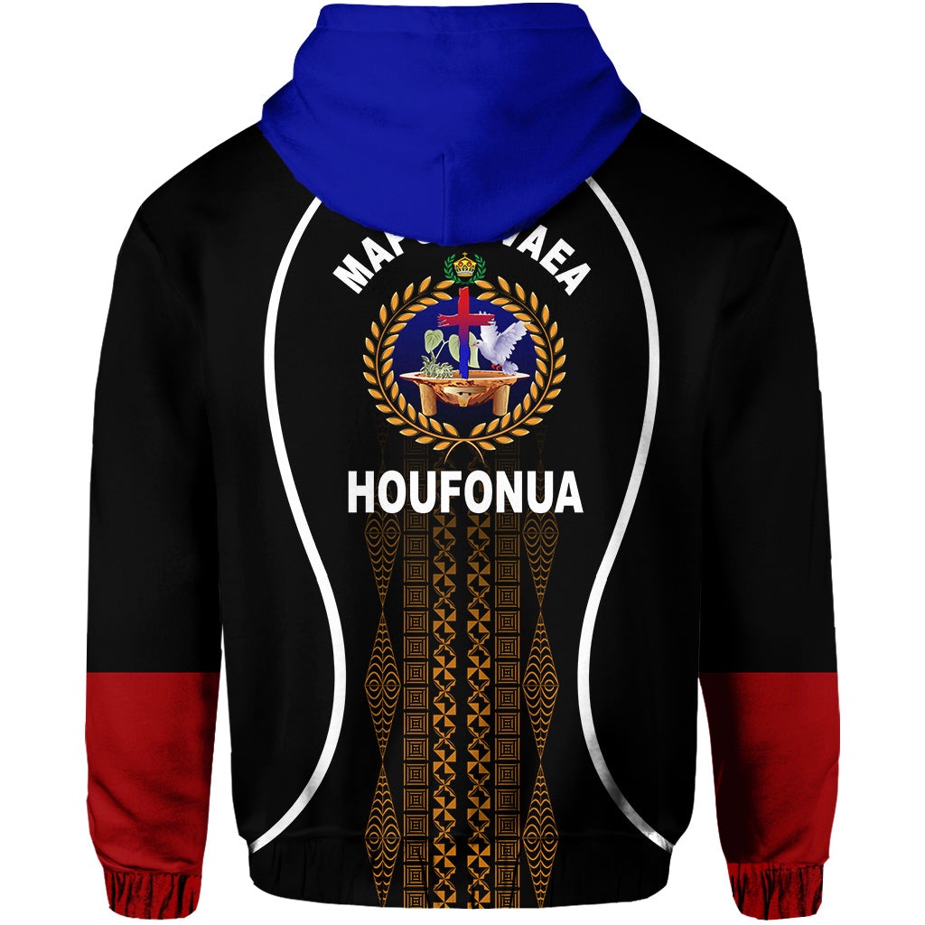 Tonga Mapu A Vaea Zip Hoodie Houfonua Original Style LT8