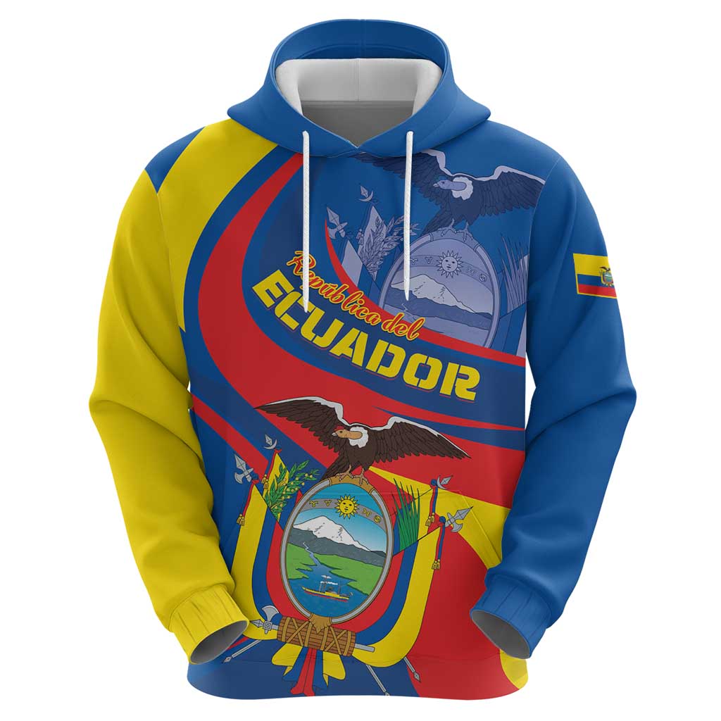 Ecuador Independence Day Hoodie Dios patria y libertad LT01