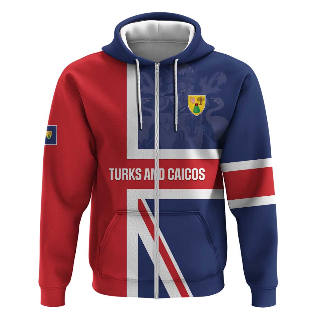 Personalised Turks and Caicos Islands Hoodie Come On Team TCI LT01