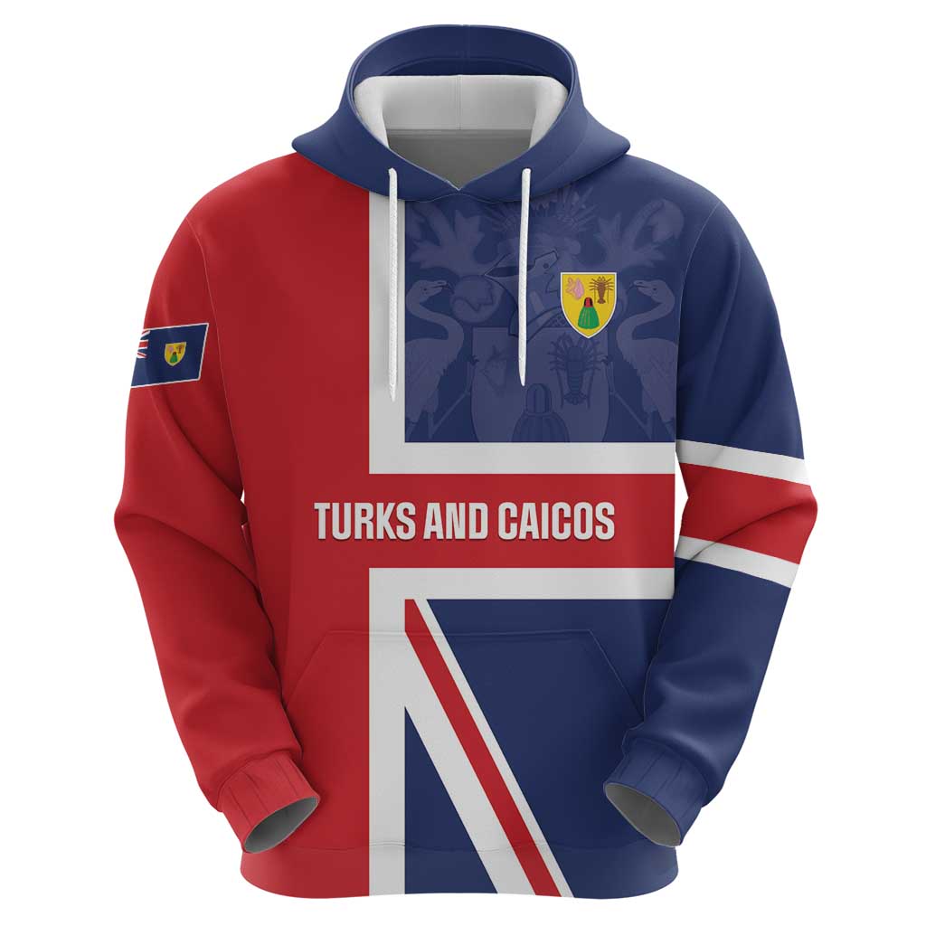 Personalised Turks and Caicos Islands Hoodie Come On Team TCI LT01