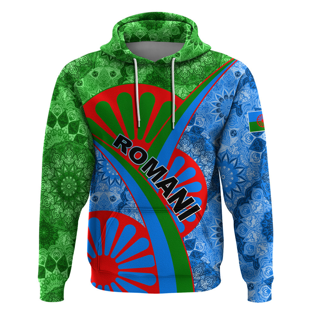 International Romani Day 2024 Hoodie Gypsy Pattern Tribal LT01