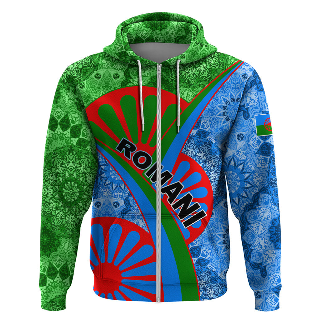 International Romani Day 2024 Hoodie Gypsy Pattern Tribal LT01