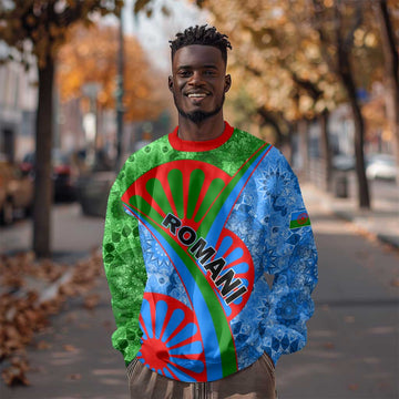 International Romani Day 2024 Sweatshirt Gypsy Pattern Tribal LT01