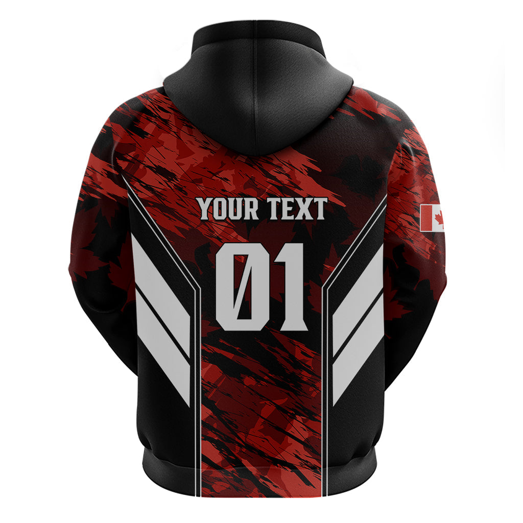 Personalised Canada Soccer Hoodie Canadian Maple Sporty Style LT01