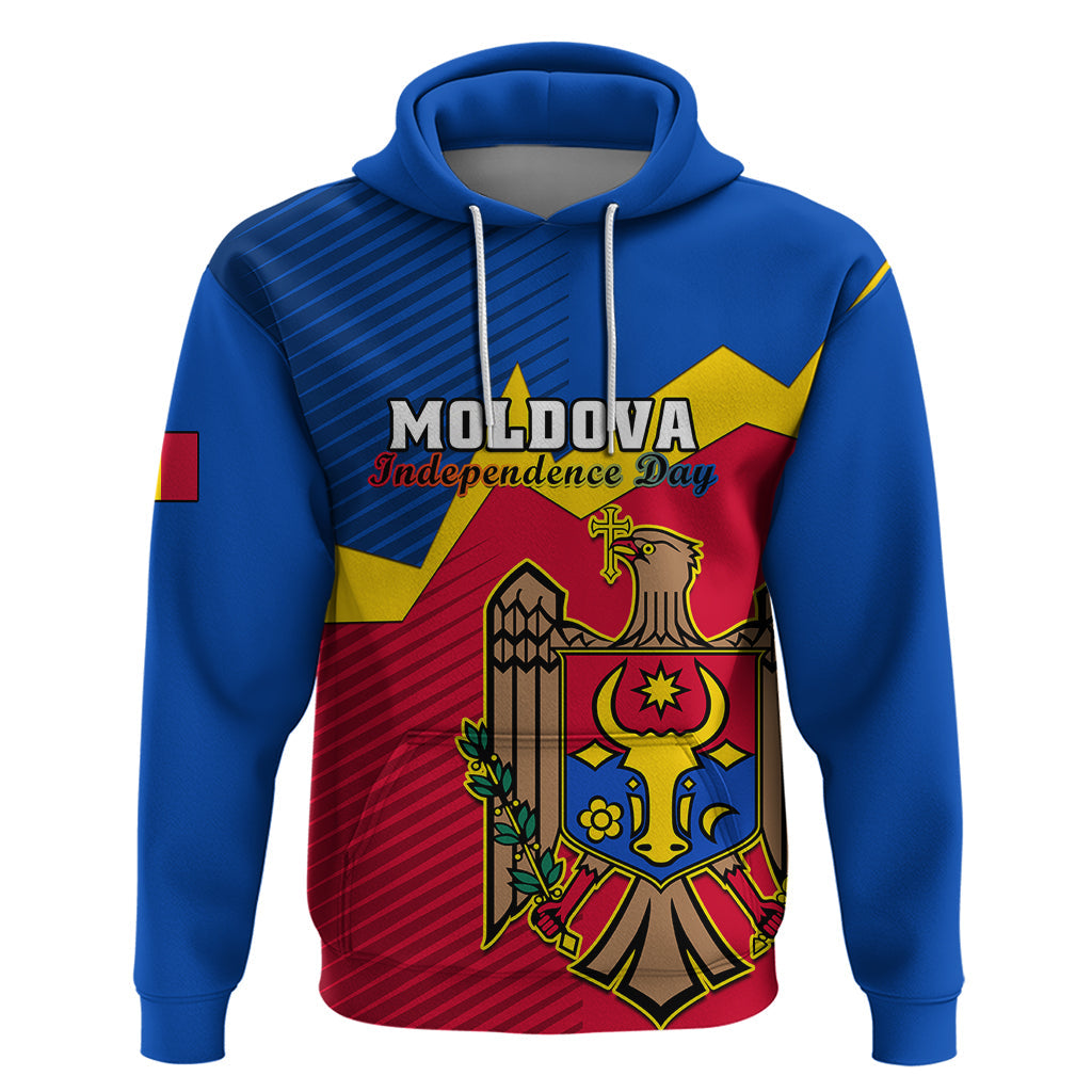 Moldova Independence Day Hoodie Coat of Arms Special Version LT01