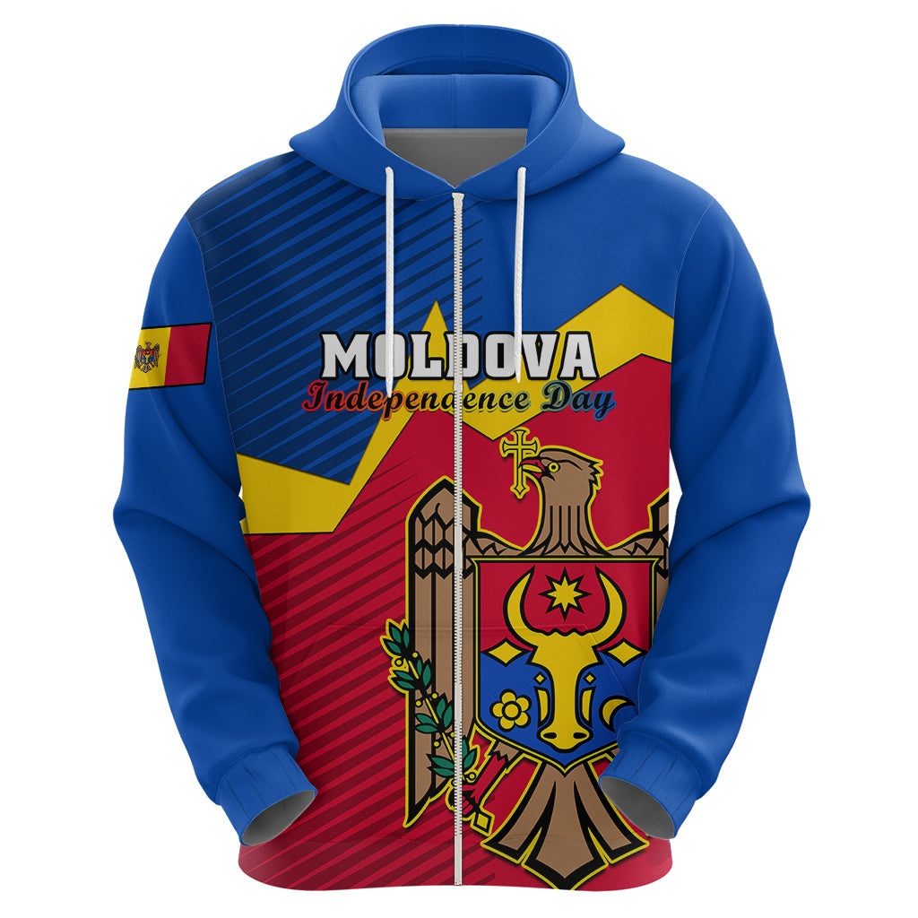 Moldova Independence Day Hoodie Coat of Arms Special Version LT01