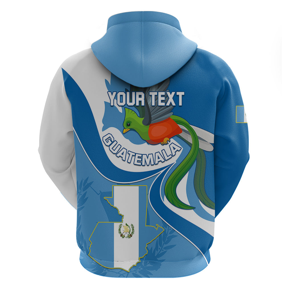 Personalised Guatemala Hoodie Guatemalan Quetzal With Coat of Arms LT01
