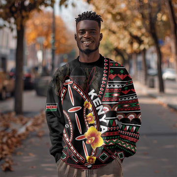 Personalized Kenya Sweatshirt Jamhuri Day, Kenya Shield LT01