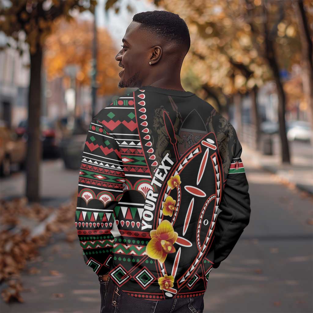 Personalized Kenya Sweatshirt Jamhuri Day, Kenya Shield LT01