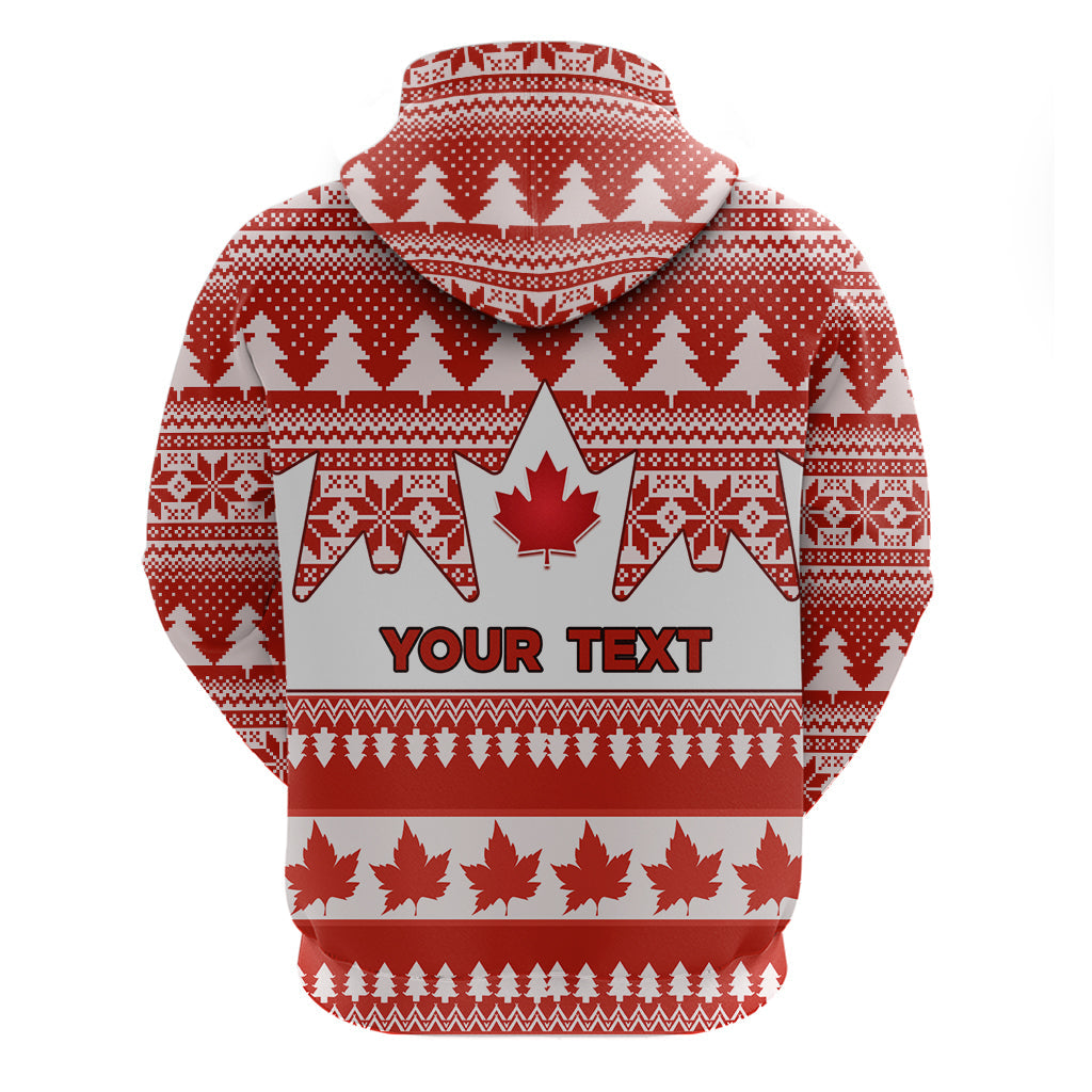Custom Canada Christmas Hoodie Maple Leaf Unique Style LT01