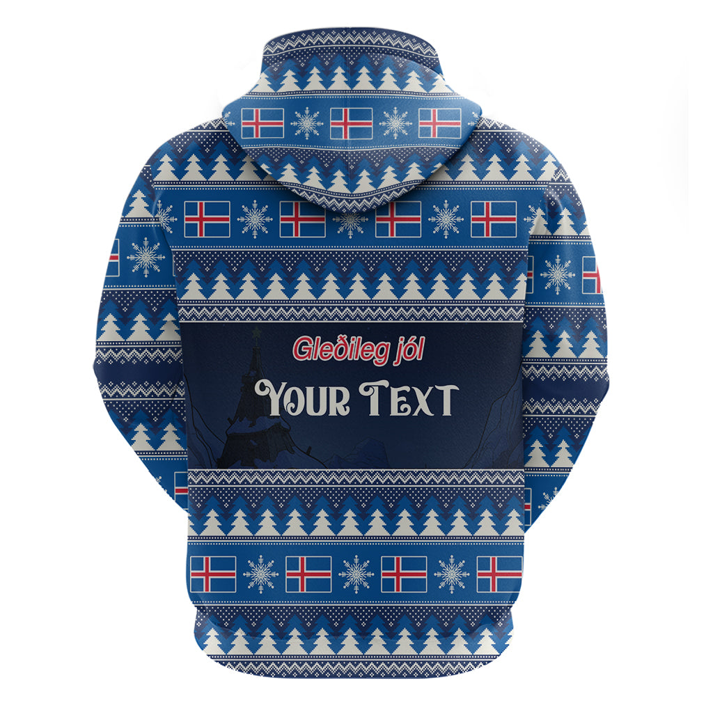 Custom Iceland Christmas Hoodie Yule Cat With Xmas Tree LT01
